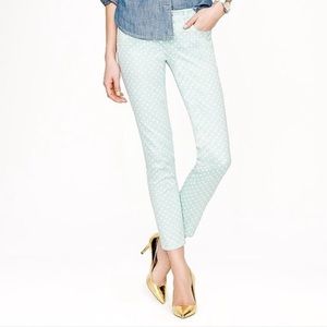 🛍️ J crew | matchstick polka dot cropped skinny pants